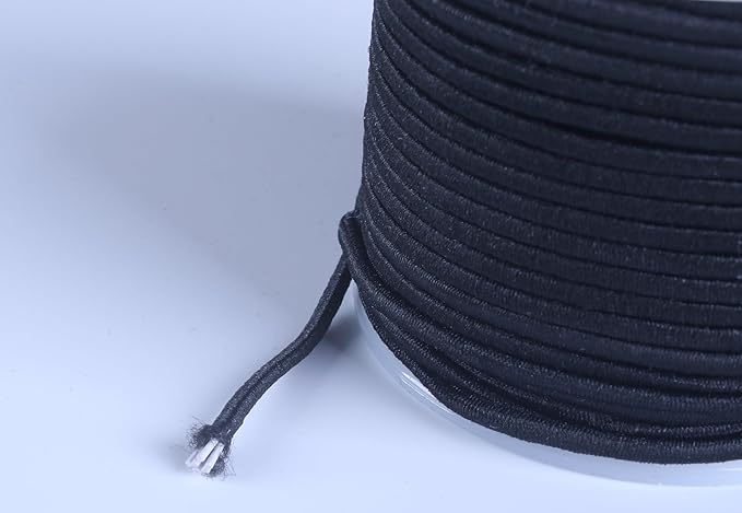 KONMAY 2.0mm Stretchy Bracelet String, 60 Yards Durable Mixed Elastic Cord for Jewelry Making, Beading, Necklaces, DIY Crafts, and Sewing Projects