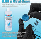 FansArriche Airbrush Cleaner, 16.91 Oz Air Brush Cleaning Solution for Water-Based Acrylic Color Paints, Quickly Clean Clogged Airbrushes, Paint Brushes, Art Tools