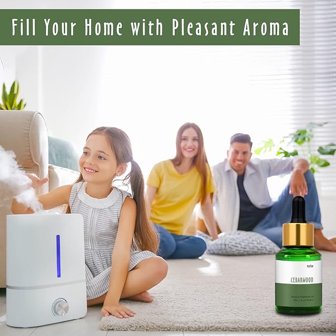 Cedarwood Fragrance Oil, MitFlor 30ml Scented Essential Oil for Diffuser, Large Size Premium Fragrance Oil for Soap Candle Making, Woody Scent for Home Fragrance