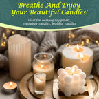 SWIGRANCE Soy Wax Pellets 5LBS / 2.27kg, Natural Soy Candle Wax Candle Making Supplies, for Making Pillars, Container and Molded Candles, Cire de SOJA