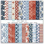 Scrapbook Paper 12x12, 24 Sheets 24 Designs Double-Sided Patterned Decorative Craft Paper for Junk Journals Greeting Cards Photo Album Decoration