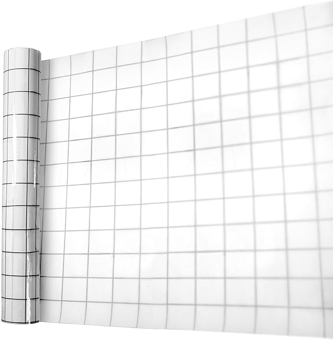 VViViD High Gloss Finish Adhesive Craft 12" x 48" Vinyl Roll Bundle with 12" x 12" Oracal Transfer Paper (2 Items)(Fluorescent Orange)