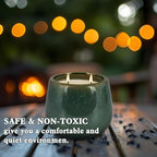 1 Pack Outdoor Citronella Candle Ceramic Mug |Outdoor - Safe for Picnic, Patio, Camping Adventures & Indoor, Great Gift Idea.