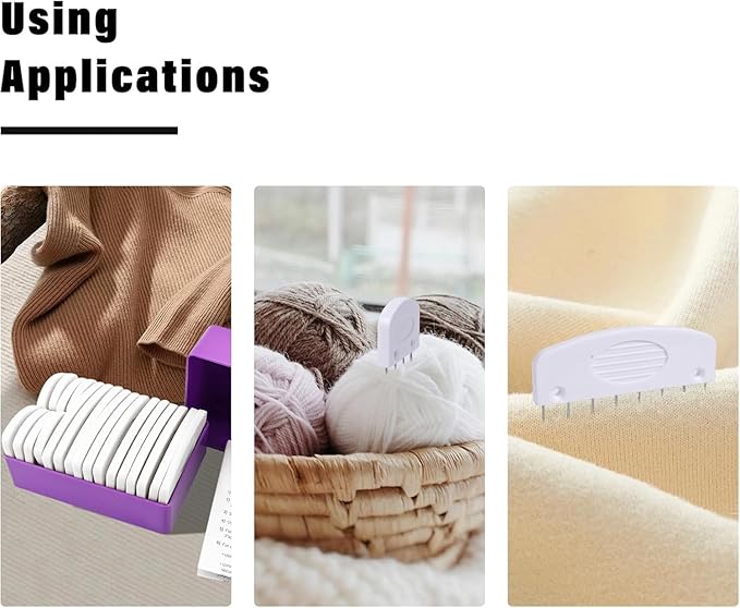 Mevome 25pcs Knit Blocking Pins Kit, White Blockers Combs 100 T-pins & Ruler for Knitting Crochet Projects Lace Needlework Block Tool for Blocking Mats Boards Accessories Device (Blue)