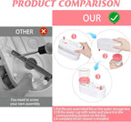 2025 New Painting Station, Paint Brush Cleaner (Pre-Assembled) and Silicone Painting Mat 20"X16" Silicone Art Mat with 10 Paint Brushes for Artist Kids Adults Birthday Gifts (Pink)