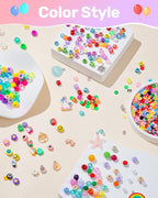 Taybonds DIY Friendship Bracelet Making Kit for Beginners – 6 Boxes Jewelry Beads with Pony, Clay, Letter Beads, Charms & Complete Jewelry Making Tools – Gifts