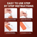 7Pcs Leather Craft Tools Precision Arc-Shaped Quarter Circle Punches Set & Edge Cutters for Belt, Wallet, and Bag Making (Sizes from 10mm to 40mm)