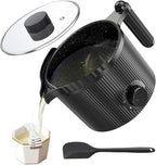 venpow Candle Wax Melter with Pour Spout, Candle Making Kit for Adult Beginners, 1.5L Large Capacity, for Making Candles and Soaps, Kit Includes Wax Melting Pot and Stirring Spoon