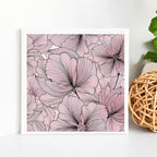 Flowers Background Clear Stamps, Crafts Flowers Clear Stamps for Card Making Decoration DIY Photo Embossing Decorative Paper Card and DIY Scrapbooking