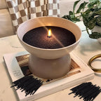 Pearled Candle Cotton Wicks 400-Pack for Sand Candles Making - 2Inch Metal-Free and Lead-Free Refill Sand Wax Wick for Candle Making DIY (Black)