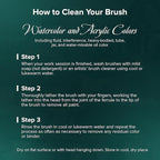 Silver Brush Limited 6808S1/2 Crystal Squash Wash Brush for Watercolor and Oil, Short Handle, Size 1/2, Square Wash