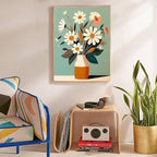 Lzyueyuan Flowers Stamped Cross Stitch Kits for Adults Beginner,Cross Stitch Ornament Kits Counted Embroidery Needlepoint Kits Home Decor 11.8X15.7inch