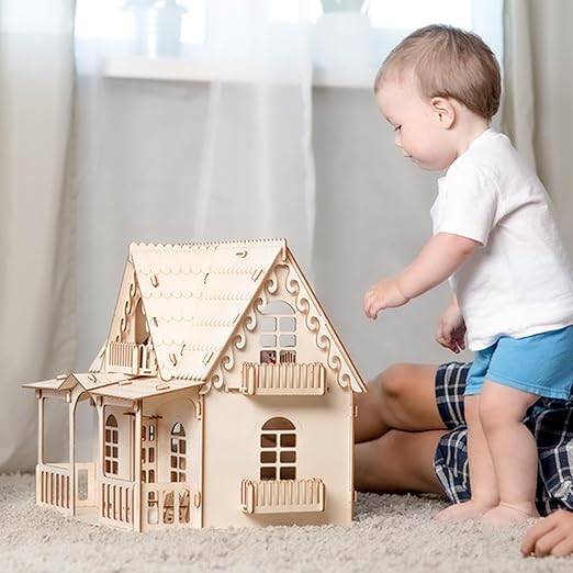 10 Pack Walnut Plywood Sheets 12x12x1/8 Inch,3mm Plywood for Laser Cutting&Engraving,Unfinished Wood for Crafts,Wood Burning,Architectural Models.