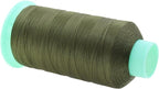 Mandala Crafts Bonded Nylon Thread - Olive Drab Heavy Duty Sewing Threads - 1100 YDs Size 92 280D T90 Tex 90 for Leather, Jeans, Weaving, Outdoor, Marine, Upholstery