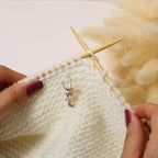 DoreenBeads Stitch Markers for Crocheting and Knitting, Alloy Enamel Crochet Marker Crochet Gifts for Knitting Weaving Sewing Accessories Quilting Jewelry Making