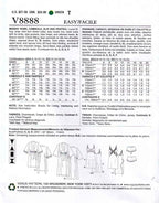 Vogue Patterns V8888EE0 V8888 Misses' Robe/Slip/Camisole and Panties Sewing Template, Size EE (14-16-18-20)