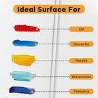 CONDA Mini Stretched Canvas for Painting, 4x4 inch 12 Pack of Art Small Canvases for Kids Artists,100% Cotton Primed Blank Canvas, 4/8 Inch Profile Value Bulk Pack for Acrylics, Oils Painting