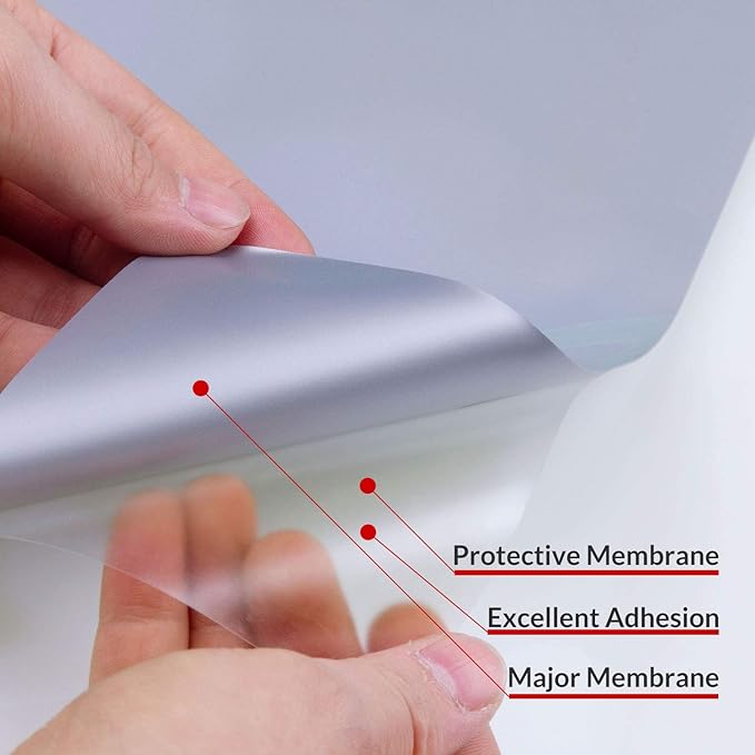 HTV Silver Heat Transfer Vinyl Rolls 12 Inch by 5 feet Roll Iron on DIY for T-Shirt Easy to Cut & Weed for Heat Vinyl Design Glossy (5Ft, Silver)