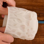 Tulip Flower Cylinder Flower Resin Mold - Resin Casting Silicone Molds for Home Decor & Candle Making Wave Spiral Mold