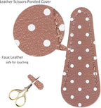 BIHRTC 3.6Inch Vintage Crochet Scissors - Small Embroidery Scissors with Stainless Steel Sharp Pointed Blades - Ideal for Sewing, Craft, DIY & Artwork DIY Tool