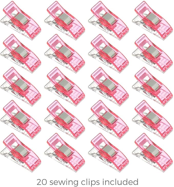 Rotary Cutter Set - Quilting Kit incl. 45mm Fabric Cutter, 5 Replacement Blades - Ideal for Crafting, Sewing, Patchworking, Crochet & Knitting (Pink, Cutting Mat Set (36" x 24"))