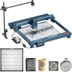Longer B1 24000mW Laser Engraver,Equipped with auto air Assist, Camera kit,and 500mm Honeycomb Panel.High Speed 36000mm/min,Precise Cutting on Wood, Acrylic, and Stainless Steel.