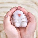 uxcell 3.53oz Wool Roving Yarn, Needle Felting Wool Fiber DIY Craft Needle Wet Felting Supplies for Blending Weaving Handcrafts, Medium Gray