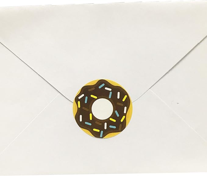 40 Sheets - Donut Stickers for Party Favors - 400 Stickers, 1.5"