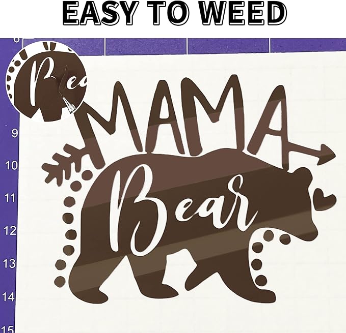 Glossy Brown Permanent Vinyl Roll for Cutting Machine, Lya Vinyl 12" x 12Ft Permanent Outdoor Adhesive Vinyl Roll for Decor Sticker, Party Decoration