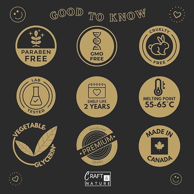 Craft & Nature 4 LB All Natural Unscented Honey Moisturizing Glycerin Melt And Pour Soap Base for Soap Making