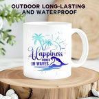 Tintnut Blue Permanent Vinyl - 8 Sheets 12"x10"Gradient Patterned Permanent Adhesive Vinyl for Cutting Machine, Home Decor Self Sticker