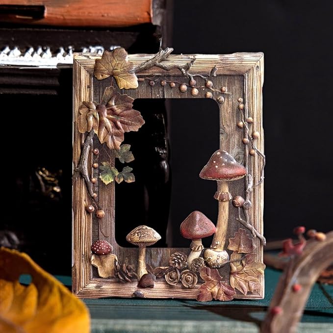 Vintage Photo Frame Scrapbook Cardstock Paper for Junk Journal Collage Card Making Embellishment Retro Art DIY Crafts Decoration (AXMK-S6)