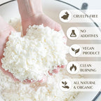 Soy Wax Flakes, Waxcanpy Natural Candle Wax, Organic Soy Wax for Candle Making from Farm, No Additives, Harmless and Pure (10lb)