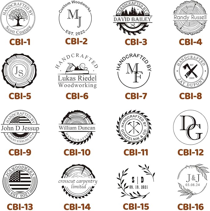 Custom Electric Branding Iron For Wood, Black Temperature-Controlled Wood Branding Iron Personalized Metal Stamp, Logo Branding Irons Letter Stamp for Leather Food, Woodworking Tools DIY Gifts