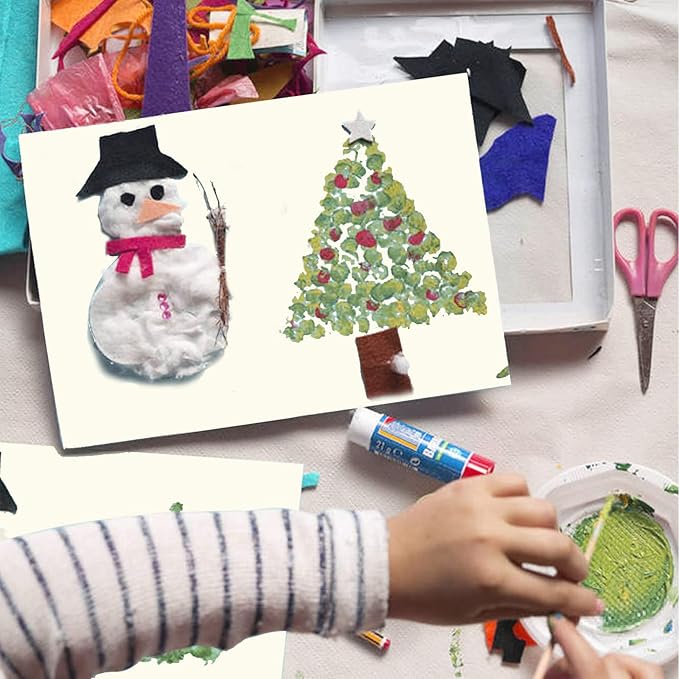 100 Sheets Cream Cardstock 8.5 x 11 Off White Card Stock,Goefun 65lb Ivory Paper Printer Paper for Cards Making, Office Printing, Wedding