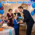 FUNNYB&G Foil Art Craft for Kids - Christmas Crafts Gift Party Favors Stocking Stuffers for Kids Fun Art Supplies Creative Birthday Gift Travel Toys for Girls Boys 4 5 6 7 8 9 Years Old(Buildings)