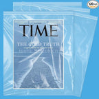 10" X 13" (120 Count) Clear Large Zip Bags, Poly Plastic Bags with Resealable Zip Seal Zipper for Clothing, T-Shirt, Prints, Photos, Documents