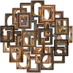 30Pcs Vintage Scrapbook Paper Photo Frame for Scrapbooking Junk Journal Collage Diary Embellishment DIY Photo Album DIY Craft Decoration, 10 Patterns (YSDC3)