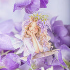 TIAMECH Violet Garden PET Stickers - 80 Pcs Vine Fairy Scenery Courtyard Violet Girl Design, Waterproof Sticker for Journaling & Scrapbooking, Junk Journal Supplies, Ephemera & DIY Crafts