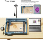 LONGER LightBurn Camera Kit for Laser Engravers – 5MP Time-Lapse Digital Camera with Precise Positioning, Multi-Task Engraving, and Preview Support for LightBurn
