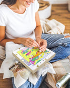 8 Piece of Wooden Canvas Stretcher Bars - Dual Sizes for Seamless Needlepoint Creations, with Tacks, Serving as Prime Stretcher Bars for Needlework Projects, Embroidery Stitch Frame Set (6, 8 Inch）