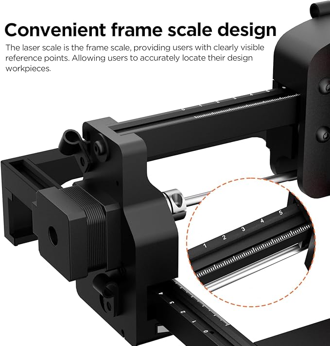 Acmer S1 Laser Engraver Machine, 2.5W(2500mW) High Precision Laser Cutter and Diode Laser Engraving Machine, 130x130mm Working Area for Wood and Metal, DIY Laser Engraver