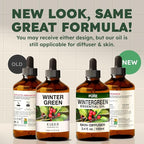 KUKKA Wintergreen Essential Oils - 3.40 Fl Oz - for Hair, Skin, Diffuser, Aromatherapy & DIY Soap Making Scent