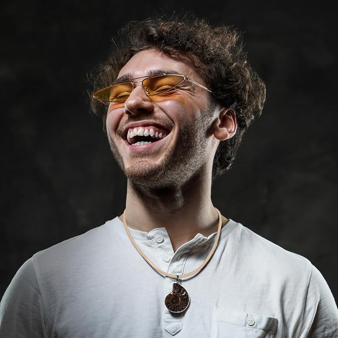 Tudomro 100 Pieces 20 Inch Waxed Leather Necklace Cord Bulk with Clasp Colorful Necklace Bracelet Chains String Rope Cord for Jewelry Making Pendants Charms(Khaki)