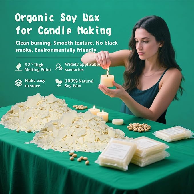 FAIRYELF Candle Making Kit with Wax Melter, Complete Candle Making Supplies, Soy Candle Wax Kit for Kids, Beginners, Adults, Including Electronic Stove, Soy Wax, Melting Pot, Rich Scents and Dyes