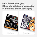 ARTISTRO - Fabric Paint pens and Paint Markers – Permanent Fabric Decorating Pens for Clothes, Canvas, and DIY Crafts (30 Medium Tip)