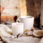 8 OZ Thick Candle Jars for Making Candles 15 Pcs, White Empty Jars with Wood Lids for Candle Making, Sample Container,Matte White