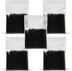 2" Black Cotton Candle Wicks 500-Pack – Metal-Free & Lead-Free for Pearled Candles Sand Wax Extra Refill, DIY Candle Making