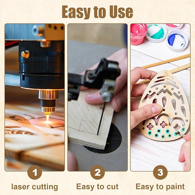 10 Pack 12 x 12 x 1/8 Inch Baltic Birch Plywood 6mm Baltic Wood Sheet, Baltic Birch Sheets for Cricut Maker, Architectural Models, Drawing Painting, Engraving Wood Burning Laser