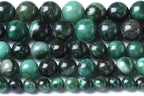 8mm 45pcs Natural Green Emerald Mica Crystal Gemstone Beads for Jewelry Making DIY Bracelet